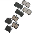 Frt Rr Disc Brake Pads for Mercedes-Benz S430 S500 2000 2001 2002 2003 2004 2005