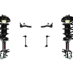 Fits For 06-09 Fusion V6 3.0L (2) Frt Quick Spring Strut Tie Rods Sway Bar 6pc