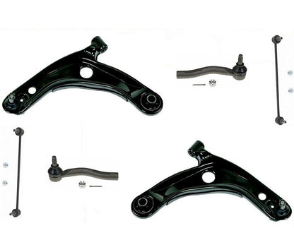 Front Lower Control Arms Outer Rods Sway Bar Links for Toyota Yaris 2006-2016