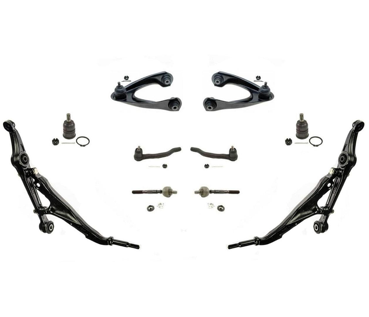 Brazo de control superior e inferior con rótulas, varillas de amarre, 10 piezas para Honda Civic 96-00