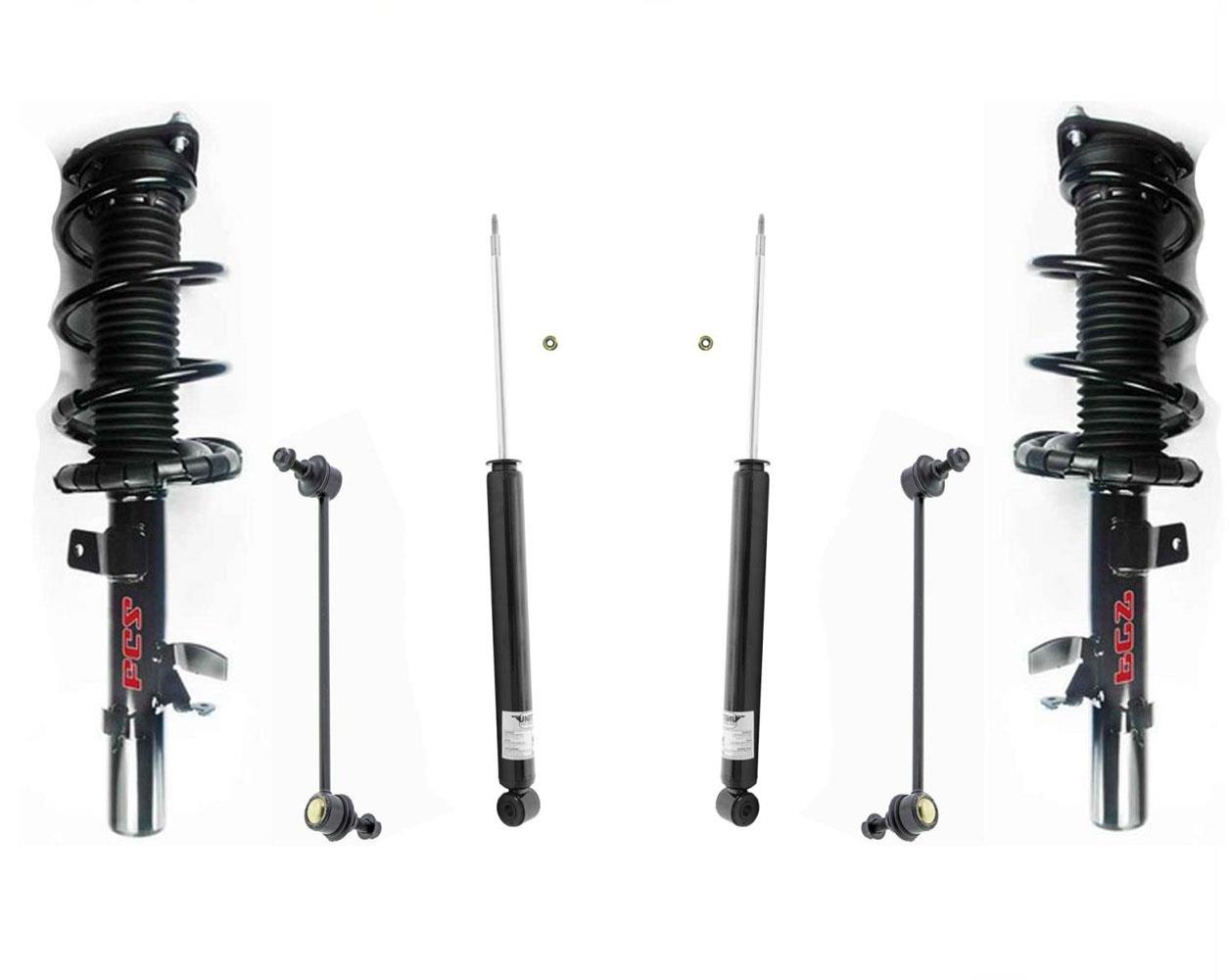 Front Complete Struts Sway Bar Links & Rear Shock Fits Ford Escape 2013-2019