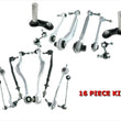 Kit de suspensión de rótula de barra de acoplamiento de brazo de control de 16 piezas para BMW E39 525i 528i 530i
