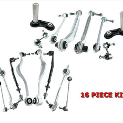 16pcs Control Arm Tie Rod Ball Joint Suspension Kit for BMW E39 525i 528i 530i