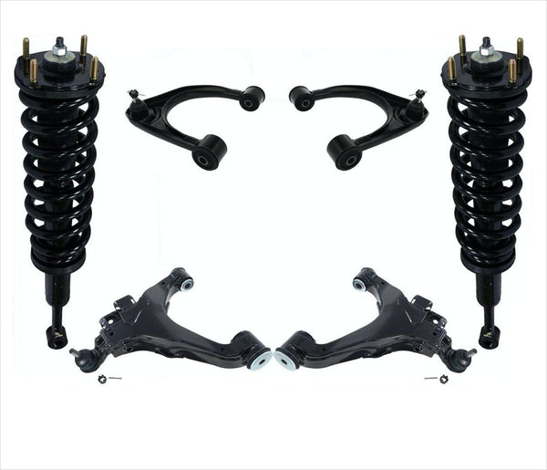 Brazos inferiores y superiores delanteros completos, 6 piezas para Sequoia 4 Wheel Drive 08-15