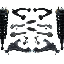 Front Strut Lower & Upper Arms Tie Rods & Links For Sequoia 4 Wheel Drive 08-22