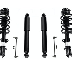 Front Complete Struts Rear Shocks and Links for Dodge Grand Caravan 08-14