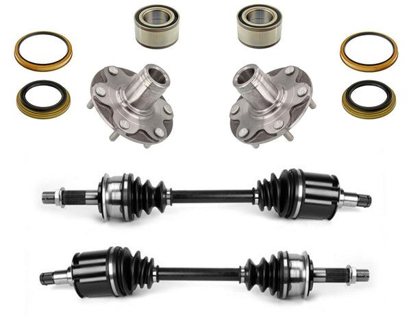 Ejes Kit de rodamientos y cojinetes de buje delantero para Toyota Tundra 00-06 con tracción en las 4 ruedas 10p