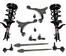 For 02-06 Honda CRV Front Strut Control Arms Ball Joints Tie Rods Sway Bar Links