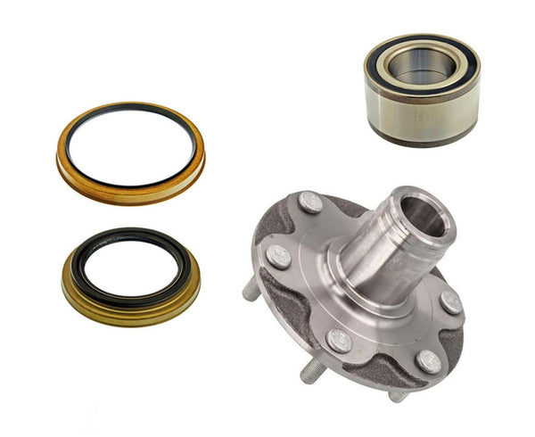 Front Hub Bearing & Bearing Kit For 1996-2002 Toyota 4Runner 4 Wheel Drive