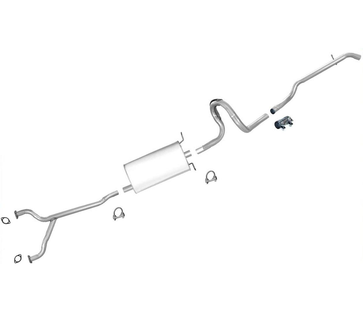 1995-1997 Lincoln Town Car 4.6L Juntas del sistema de tubo de silenciador de escape único