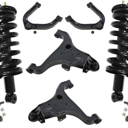 For Nissan Titan 2004-15 Rear Wheel Drive Front Struts Ball Joints Control Arms