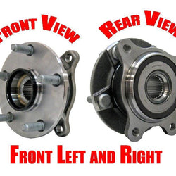 New Front Wheel Hub Bearings GS350 07-16 IS250 06-15 IS350 11-16 All Wheel Drive