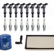 For 02-07 Dodge Ram 1500 4.7L  Tested Ignition Coils Plugs Filters 19pc