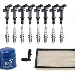 For 02-07 Dodge Ram 1500 4.7L  Tested Ignition Coils Plugs Filters 19pc