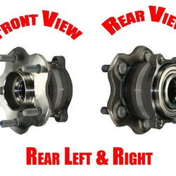 (2) Rear Wheel Hub Bearings Fits For 2006-2007 M35 M45 Rear REF# PT512390