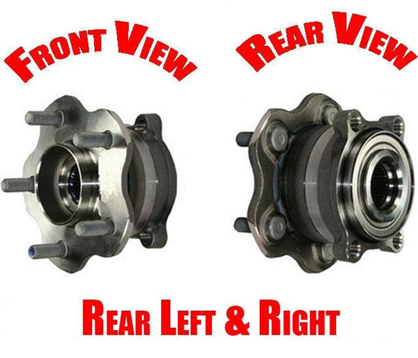 (2) Rear Wheel Hub Bearings Fits For 2006-2007 M35 M45 Rear REF# PT512390