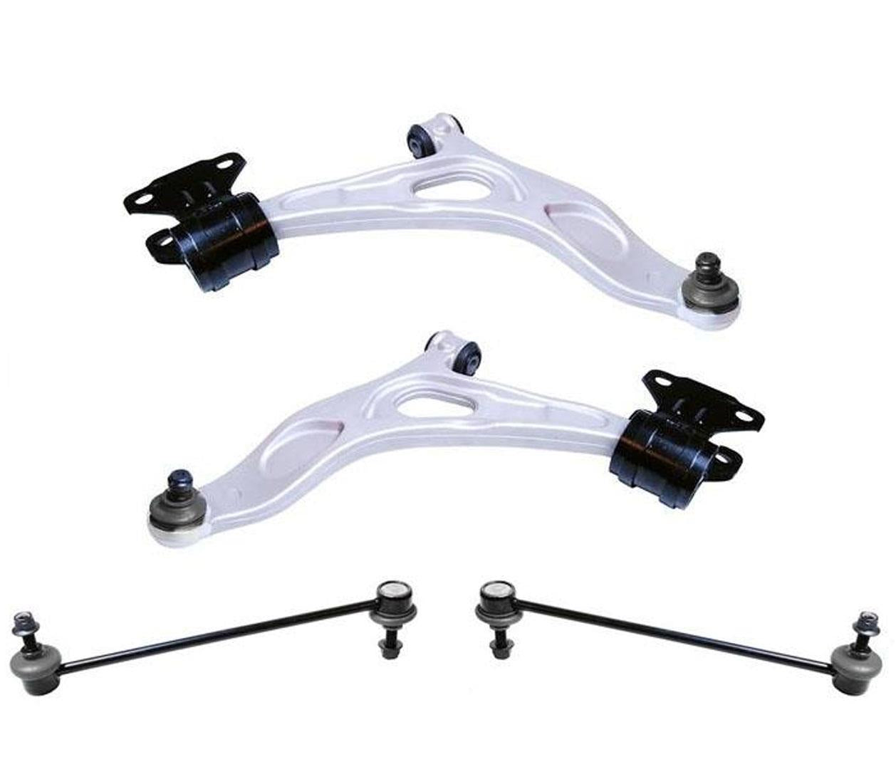 Brazos de control delanteros de aluminio, rótulas y eslabones de barra estabilizadora para C-Max Focus 12-17