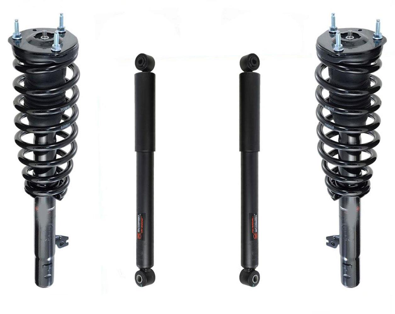 Front Complete Struts Assembly & Rear Shock Absorber For Mazda 6 V6 3.7L 09-13