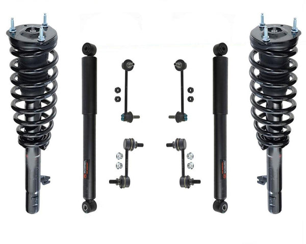 Front Complete Struts Rear Shock Front & Rear Links for Mazda 6 2.5L 4Cyl 09-13