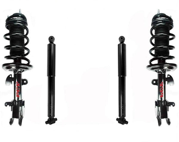 Front Complete Strut & Rear Shocks 07-13 MDX AWD Without Electronic or Sport
