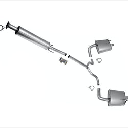 Resonador y silenciador del sistema de escape para Nissan Altima 2010-2018 2.5L 4 puertas