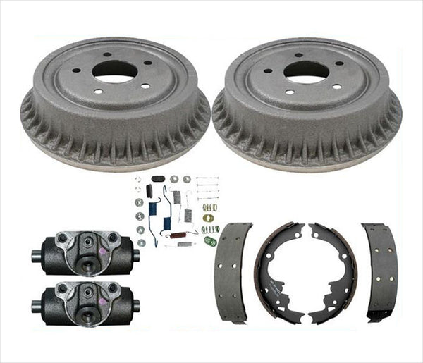 Rear Wheel Drive Fits 92-02 S10 Pickup Brake Drum Shoes Springs Wheel Cylinders