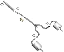 Nuevo sistema de escape silenciador doble para Nissan Altima 4 puertas 2010-2015 2.5L