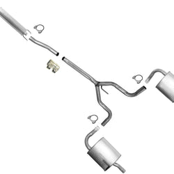 Nuevo sistema de escape silenciador doble para Nissan Altima 4 puertas 2010-2015 2.5L