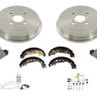 For Toyota Yaris 15-18 New Rear Brake Drums and Brake Shoes Springs Cylinders 7p