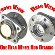 07-14 XC90 BASE 3.2L Front Wheel Drive Only (1) REAR Hub & Bearing Assembly NEW