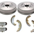 Rear Brake Drum Drums Shoes Wheel Cylinder Kit 2002-2005 Land Rover Freelander