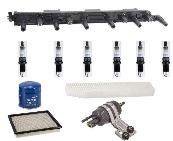 For 03-04 4.0L Jeep Grand Cherokee Ignition Coil Pack Plugs 56041476AB 11pc