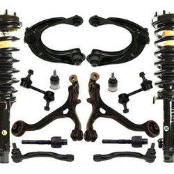 Brazos de control de puntales de resorte delanteros, varillas de amarre, juntas esféricas para Accord 2.4L, 14 piezas