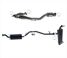 Rear Converter Middle Resonator & Muffler With Tips For Nissan Murano 2009-2012