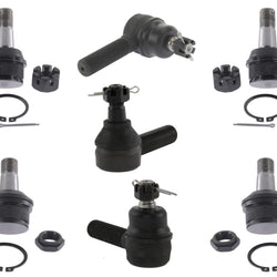 for 72-86 Jeep CJ5 CJ7 CJ8 3 Outer Tie Rod Rods End Short Tie Rods 4 Ball Joints