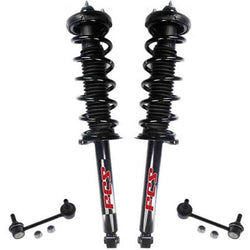 REAR Complete Strut & Coil Spring Assembly's Sway Bar For Acura TSX 04-08 4Pcs