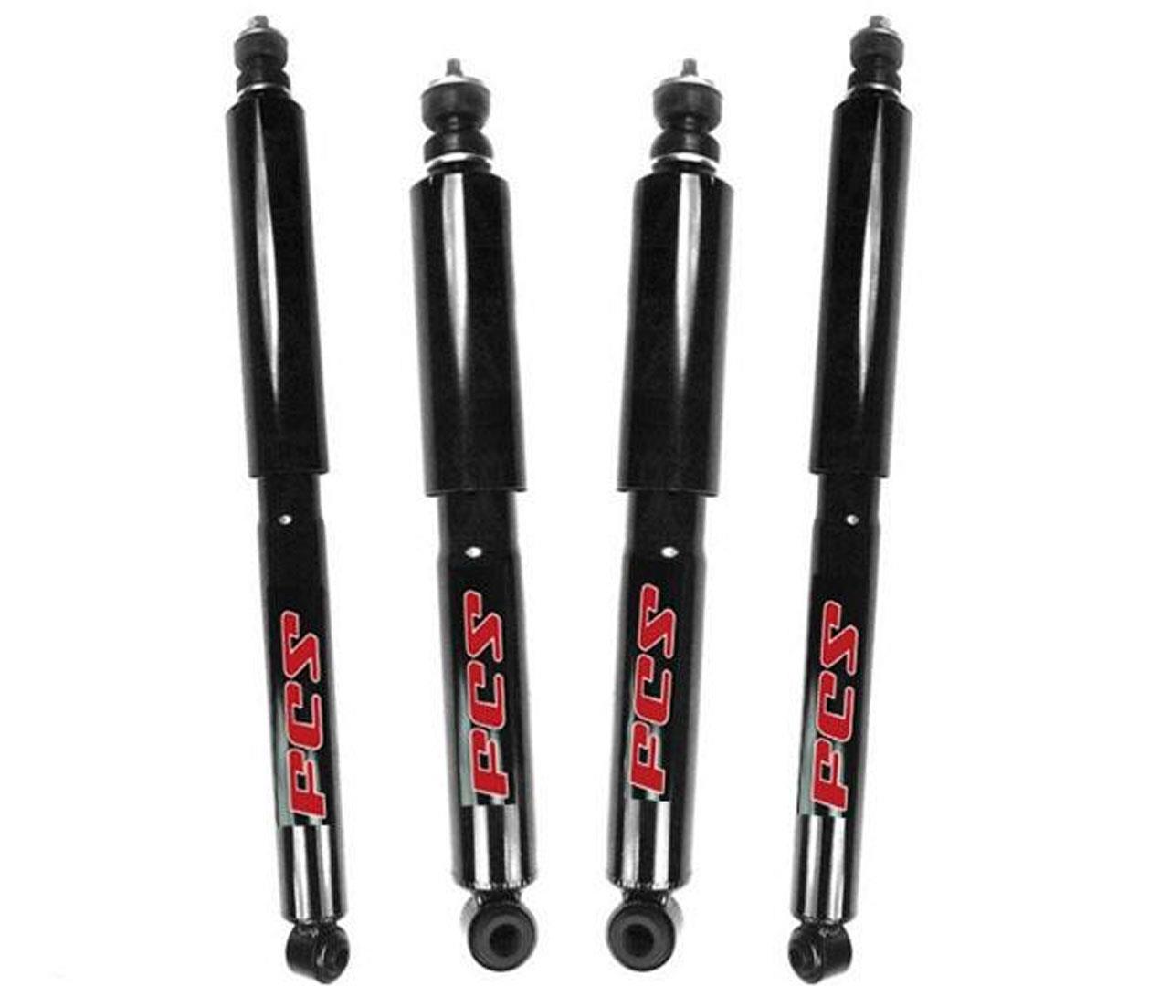 (4) Amortiguador delantero y trasero para camioneta Ford E150 1992-2007.