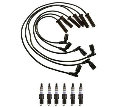 Cables de encendido y bujías 100% nuevos para Chevrolet Equinox 3.4L 2005-2009