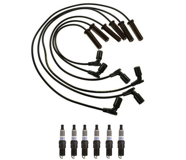 100% Brand New Ignition Wires & Spark Plugs for Chevrolet Equinox 3.4L 2005-2009