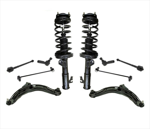 100% New Front Suspension and Steering Chassis 10pc Kit for Mazda MVP 2001-2006