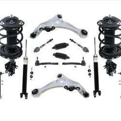 Front Struts Rear Shocks Control Arms Tie Rods 14 Pcs For Nissan Maxima 09-2014