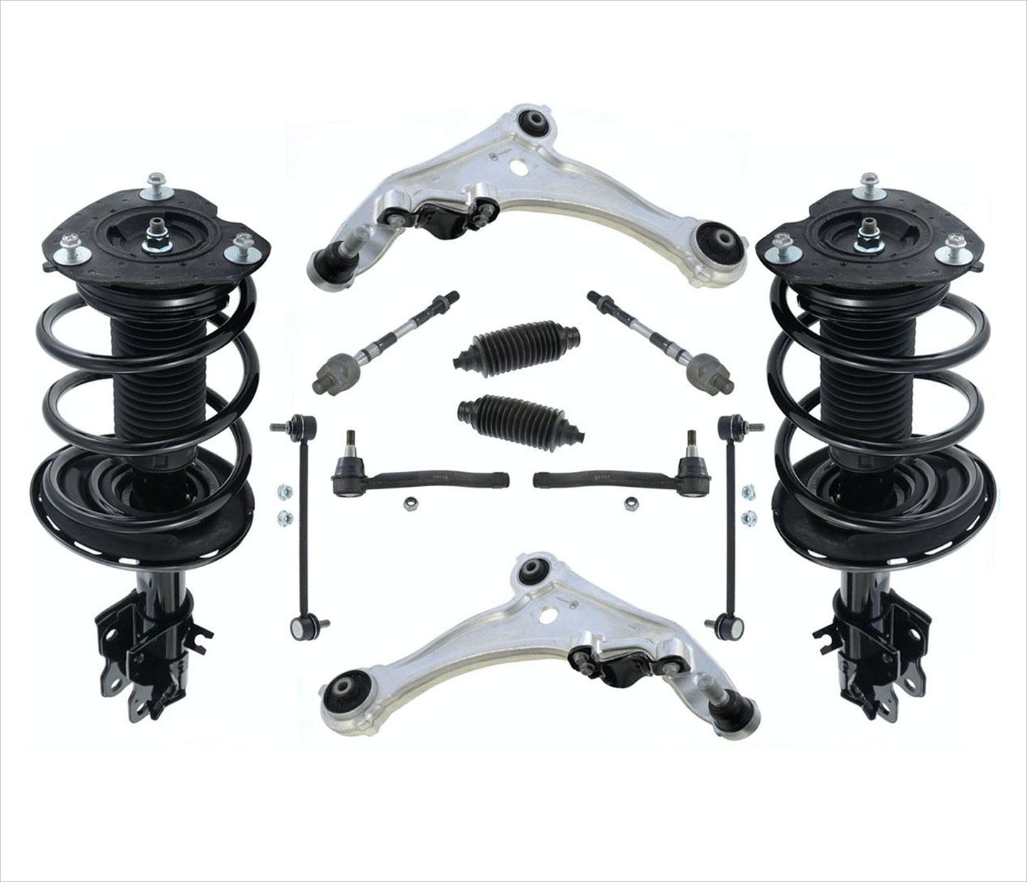 Coil Spring Struts Control Arms Tie Rods For Nissan Maxima 2009 2010 2011 2014