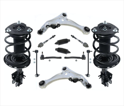 Coil Spring Struts Control Arms Tie Rods For Nissan Maxima 2009 2010 2011 2014