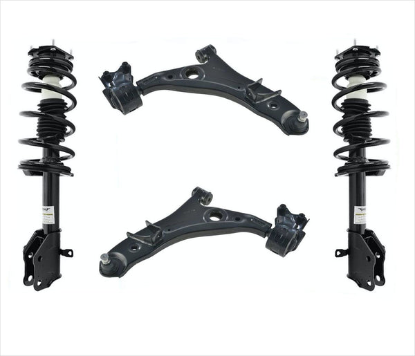 Front Complete Struts Lower Control Arms With Ball Joints For 11-14 Ford Edge