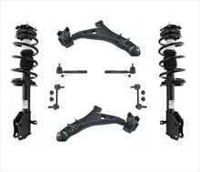 Front Struts Lower Control Arms Tie Rods Links 8 Pcs Kit For 11-14 Ford Edge