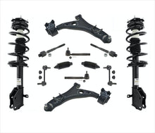 Front Struts Lower Control Arms Tie Rods Links 12 Pcs Kit For 11-14 Ford Edge