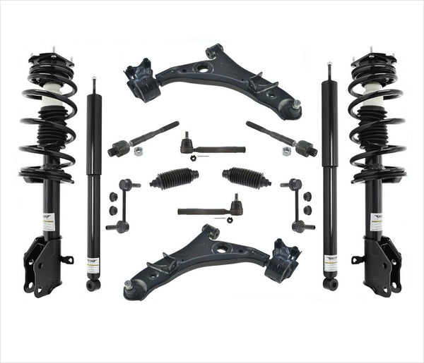 Front Struts Rear Shocks Control Arms 14 Pcs Kit For 11-14 Ford Edge