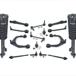 Front Struts Upp & Low Arms 16 Pcs 05-10 Chrysler 300 2.7L 3.5L Rear Wheel Drive