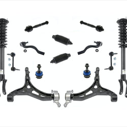 14 Pcs Front Struts Lower Arms Ball Joints Tie Rods & Links 11-15 Dodge Durango
