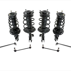 8Pc Kt Sway Links + Complete Coil Spring Struts for Toyota Camry SE 3.5 07-11